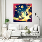 Without Nature We Are Nothing by Jorte Crioni on GIANT ART - blue photo illustration