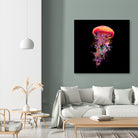 Jellyfish World by David Loblaw on GIANT ART - blue photo illustration