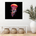 Jellyfish World by David Loblaw on GIANT ART - blue photo illustration