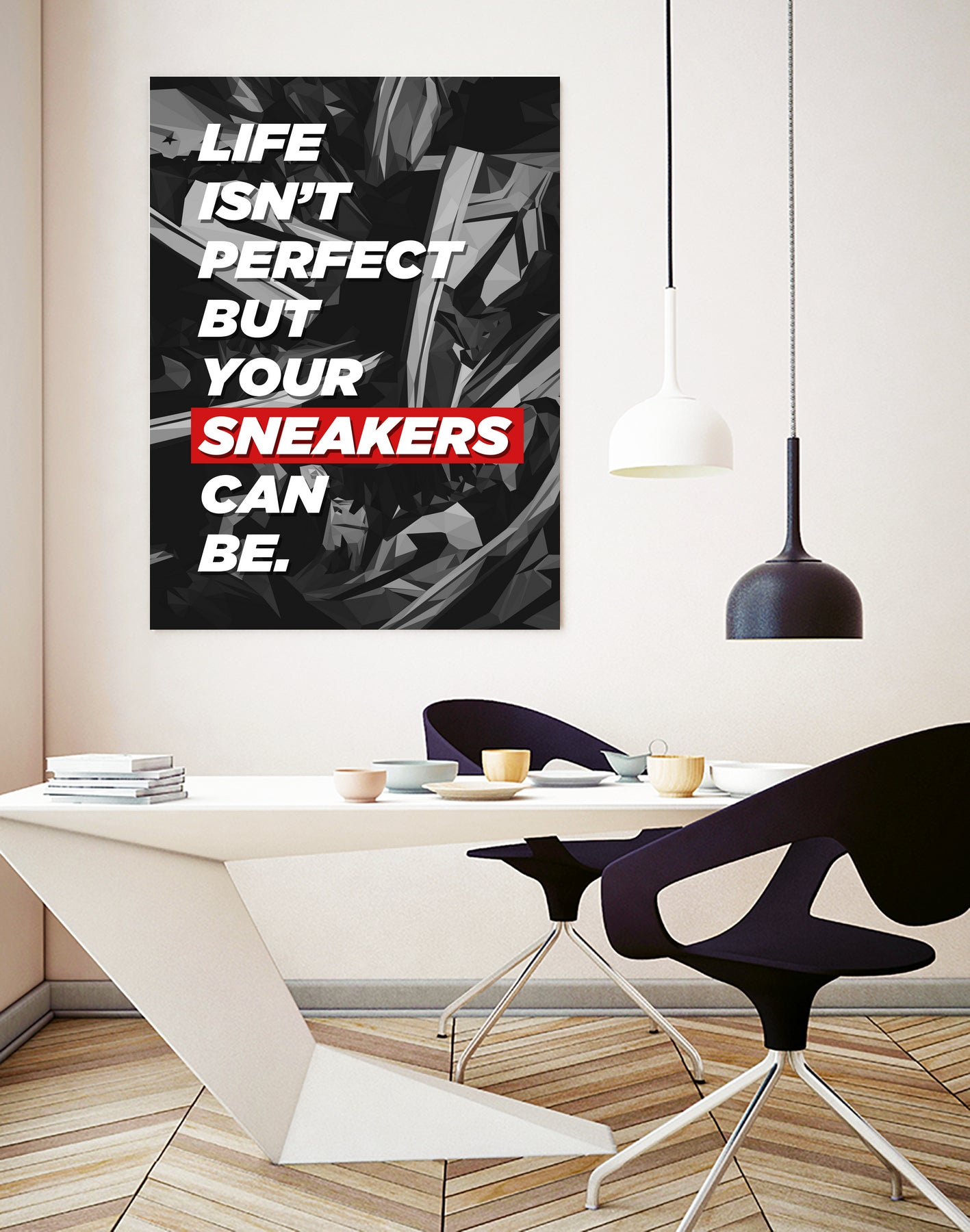 sneakers addict quotes by Artnesia on GIANT ART