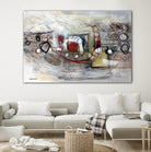 Passer au travers by Sylvie Cloutier on GIANT ART - beige abstract