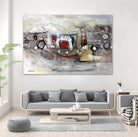 Passer au travers by Sylvie Cloutier on GIANT ART - beige abstract