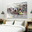 Passer au travers by Sylvie Cloutier on GIANT ART - beige abstract