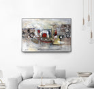 Passer au travers by Sylvie Cloutier on GIANT ART - beige abstract