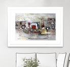 Passer au travers by Sylvie Cloutier on GIANT ART - beige abstract