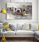 Passer au travers by Sylvie Cloutier on GIANT ART - beige abstract