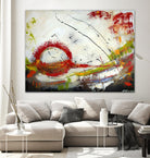 Intense by Carole St-Germain on GIANT ART - red abstract quebec artists