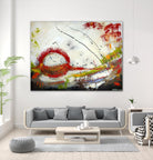 Intense by Carole St-Germain on GIANT ART - red abstract quebec artists