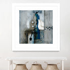 La fonte by Sylvie Cloutier on GIANT ART - blue abstract