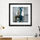 La fonte by Sylvie Cloutier on GIANT ART - blue abstract
