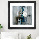 La fonte by Sylvie Cloutier on GIANT ART - blue abstract