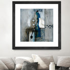 La fonte by Sylvie Cloutier on GIANT ART - blue abstract