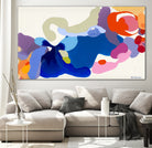 This-is-What-I-Suggest by Clarie Desjardins on GIANT ART - orange abstract