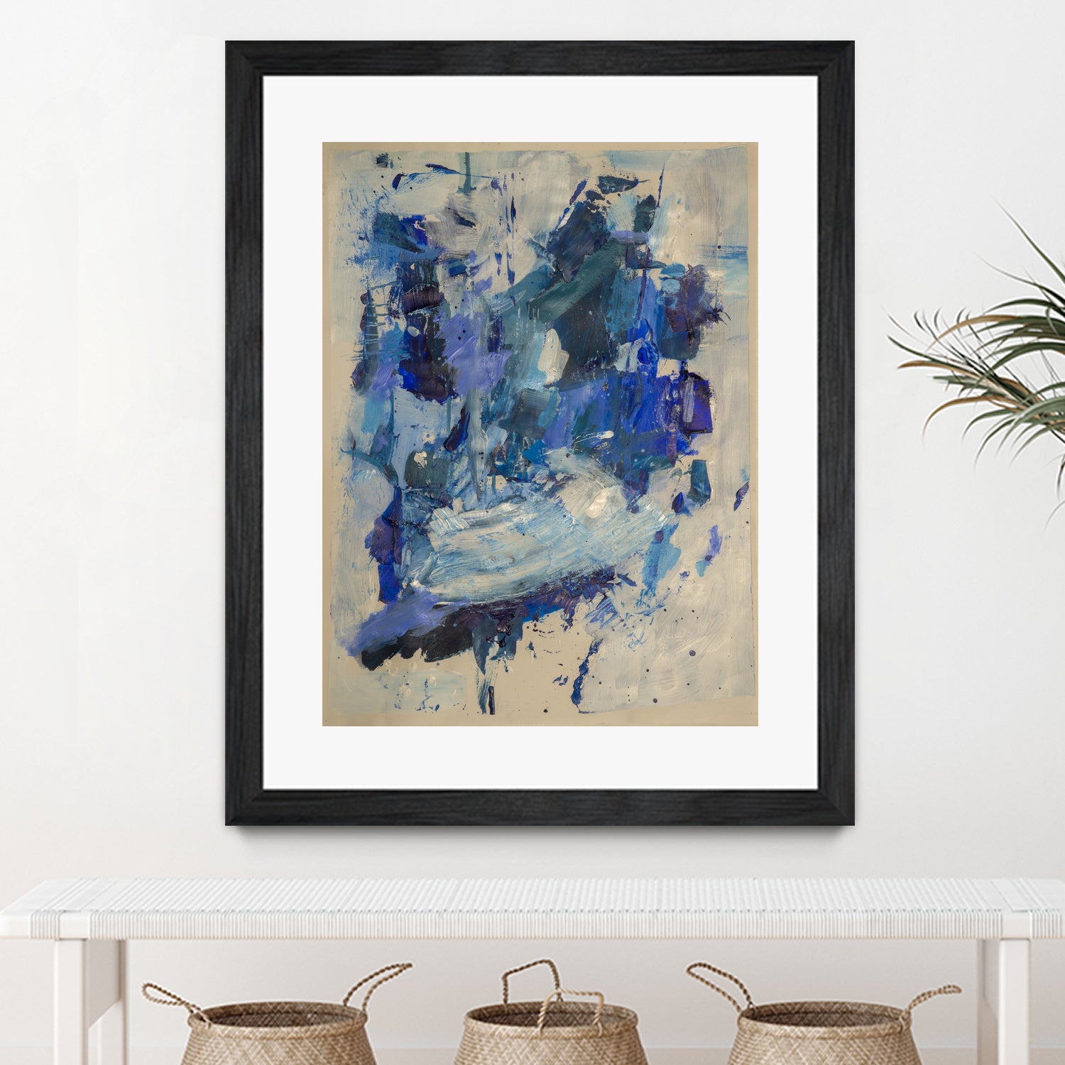 Breathe in the Ocean by Janet London on GIANT ART - blue abstract