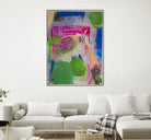 Spring is Sprung by Janet London on GIANT ART - pink abstract