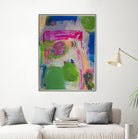 Spring is Sprung by Janet London on GIANT ART - pink abstract