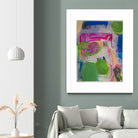 Spring is Sprung by Janet London on GIANT ART - pink abstract