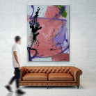 Pink Rage No 3 by Janet London on GIANT ART - coral pink abstract