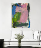 Echoes of Spring by Janet London on GIANT ART - blue abstract