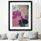 Pink Meltdown by Janet London on GIANT ART - black abstract