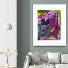 The Madness of Love by Janet London on GIANT ART - fluo pink abstract