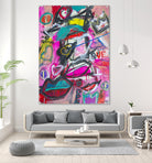 Art is Love by Janet London on GIANT ART - pink abstract