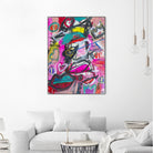 Art is Love by Janet London on GIANT ART - pink abstract