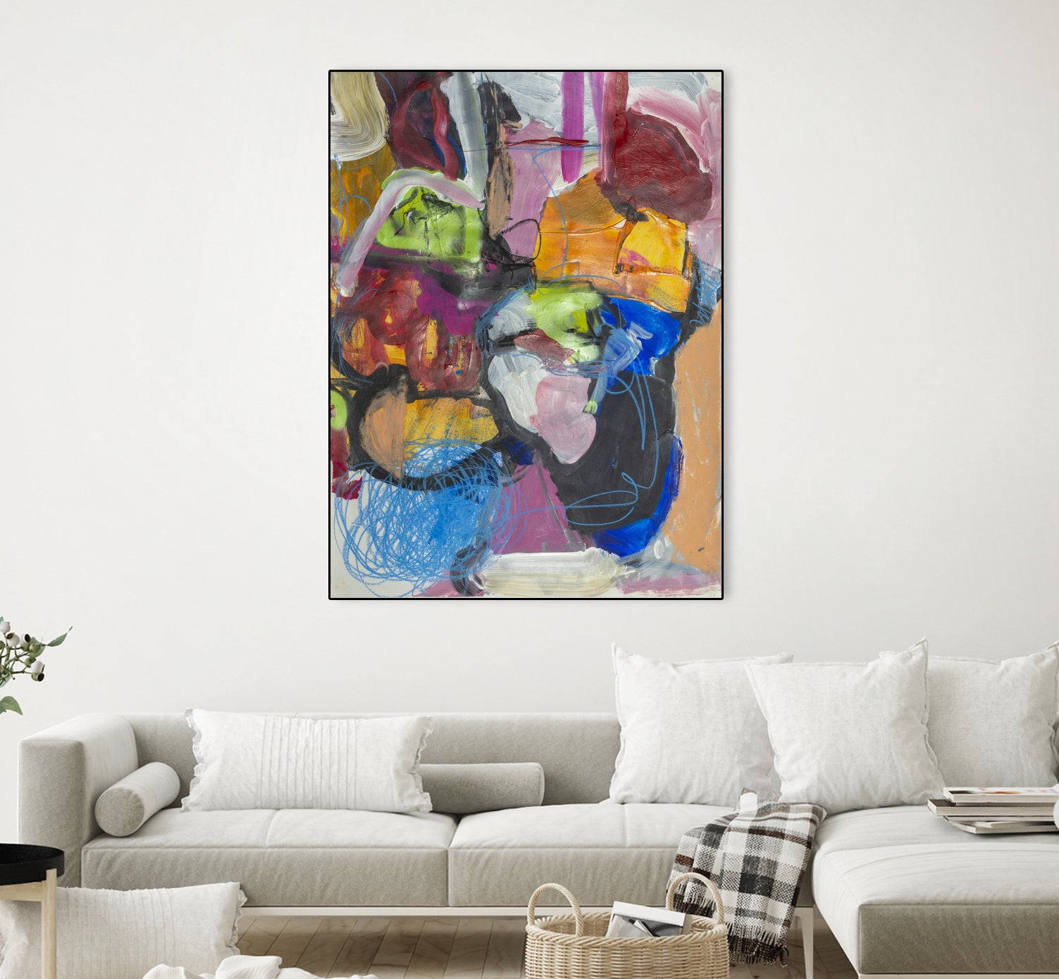 Landscape of Love by Janet London on GIANT ART - multi colours abstract