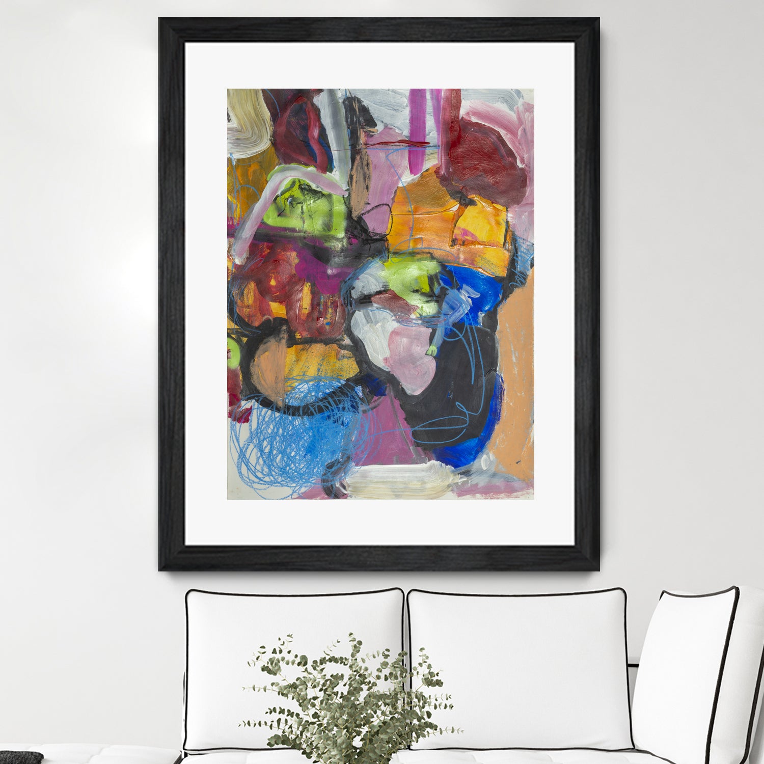 Landscape of Love by Janet London on GIANT ART - multi colours abstract