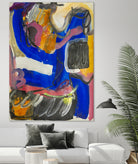 It All Leads Here by Janet London on GIANT ART - blue abstract