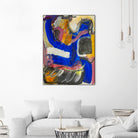 It All Leads Here by Janet London on GIANT ART - blue abstract