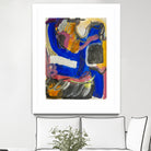 It All Leads Here by Janet London on GIANT ART - blue abstract