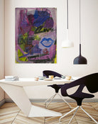 You and Me Forever by Janet London on GIANT ART - blue abstract