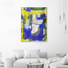 Into The Blue by Janet London on GIANT ART - blue abstract