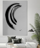 The Great Wave by Janet London on GIANT ART - black ink abstract