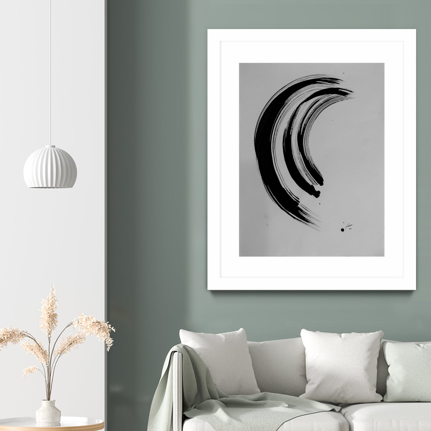 The Great Wave by Janet London on GIANT ART - black ink abstract