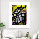 The Helicopter Comes Home by Janet London on GIANT ART - black abstract