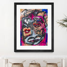 The Lips of Love by Janet London on GIANT ART - pink abstract