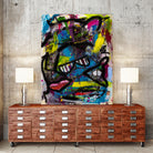 A Fox`s Summer by Janet London on GIANT ART - black abstract