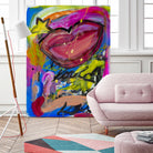 A Star is Born by Janet London on GIANT ART - pink abstract