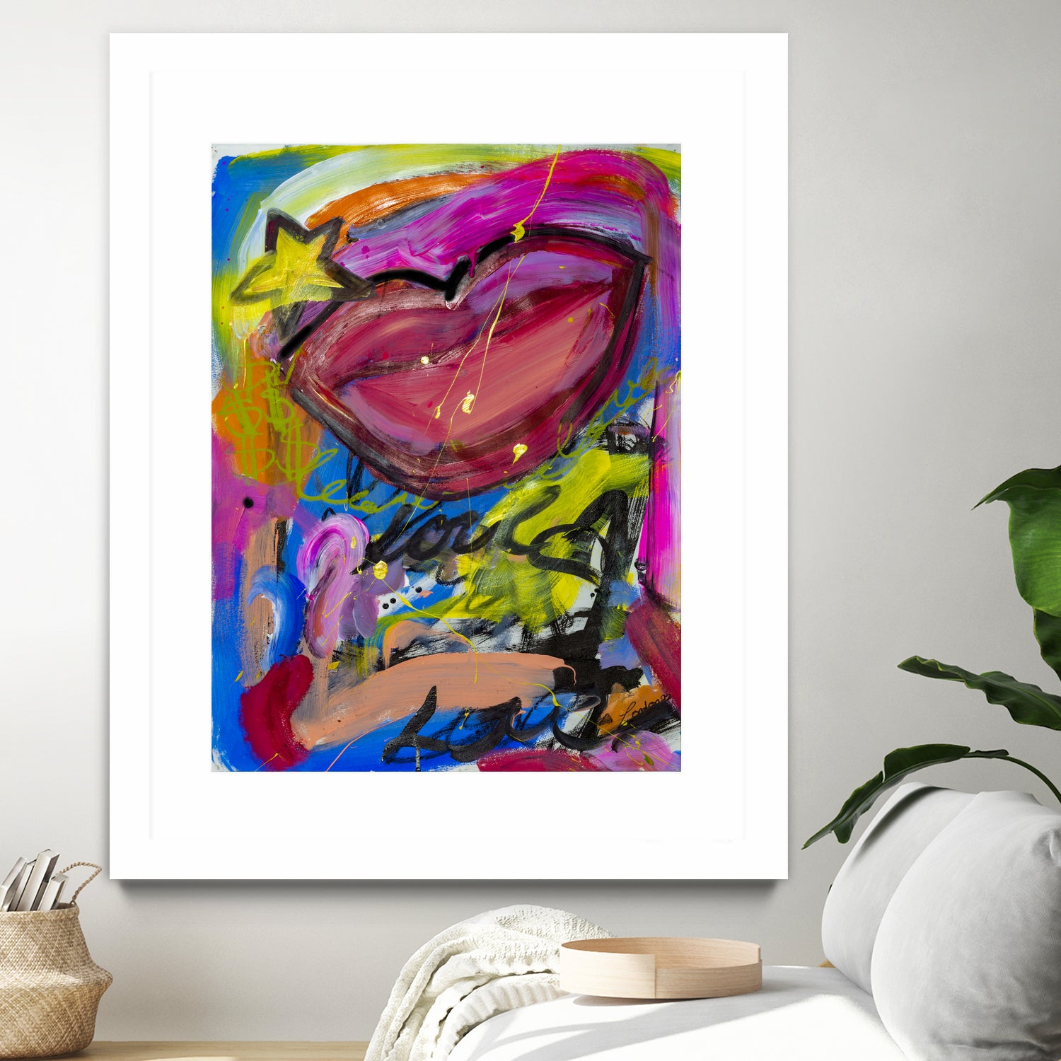 A Star is Born by Janet London on GIANT ART - pink abstract