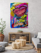 A Star is Born by Janet London on GIANT ART - pink abstract