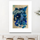 Feel the Ocean`s Power No 1 by Janet London on GIANT ART - blue abstract