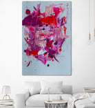 The Power of Pink by Janet London on GIANT ART - red abstract