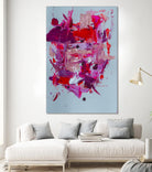 The Power of Pink by Janet London on GIANT ART - red abstract