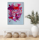 The Power of Pink by Janet London on GIANT ART - red abstract