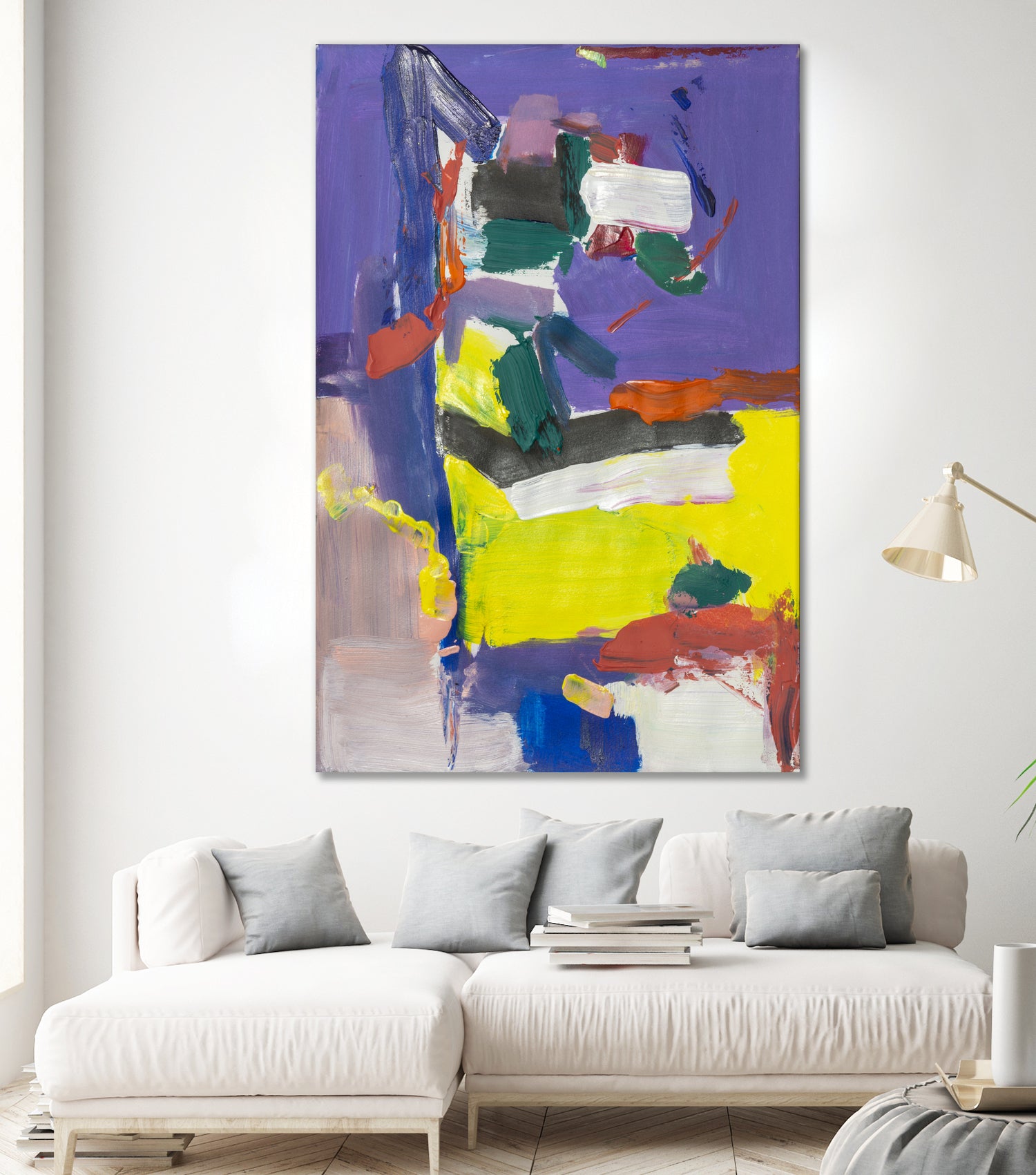 The Colour Fields by Janet London on GIANT ART - yellow abstract