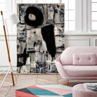 Ancient Shapes by Janet London on GIANT ART - black and white abstract