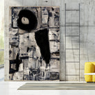 Ancient Shapes by Janet London on GIANT ART - black and white abstract