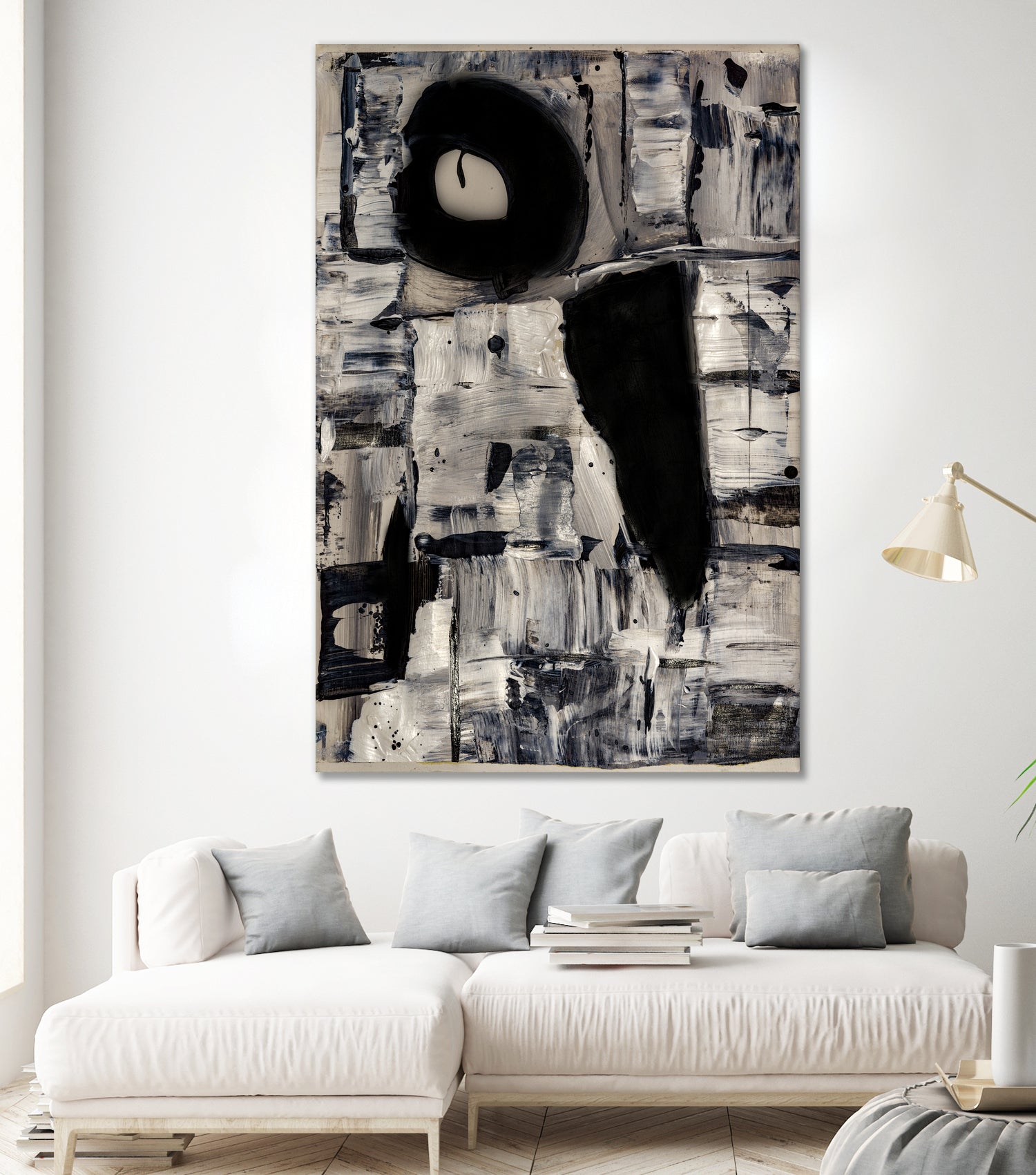 Ancient Shapes by Janet London on GIANT ART - black and white abstract